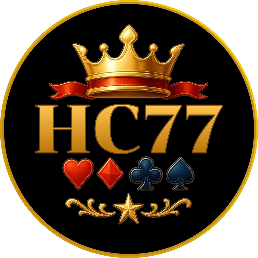 Elegant casino atmosphere with a glamorous woman holding playing cards and surrounded by chips highlighting the premium gaming experience at HC77 Pakistan